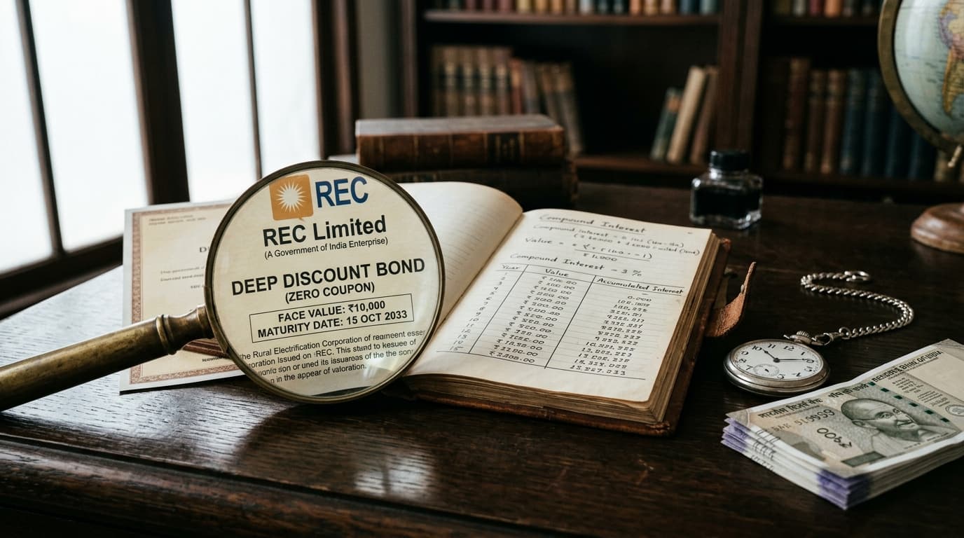 Zero Coupon Bond Pricing in India (2026) — Discount Compounding & Section 112 Tax Math