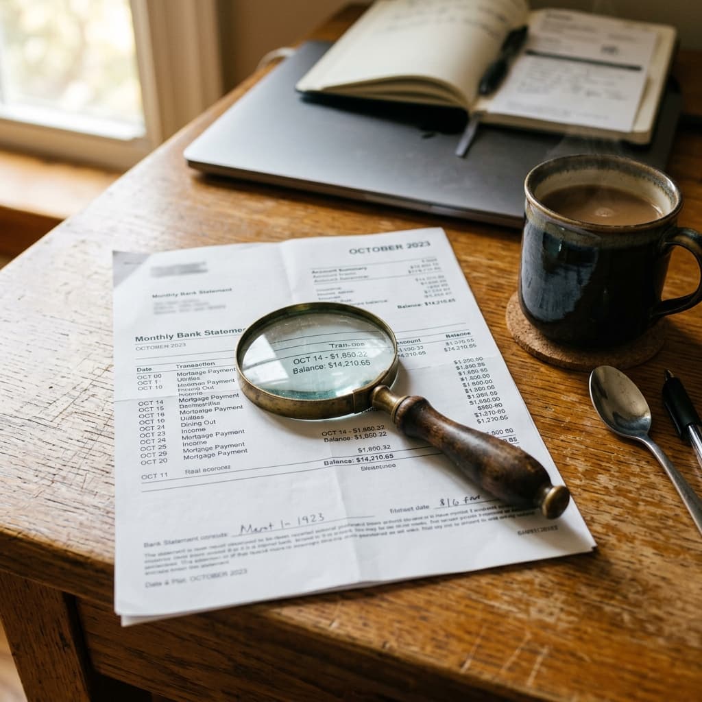 What Your Bank Statement Reveals About Your Financial Health