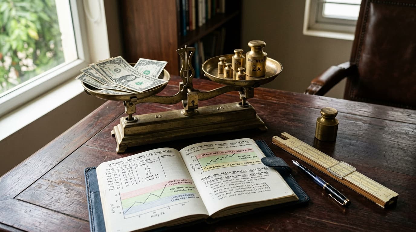 Flexi-SIP in Mutual Funds (2026) — Valuation Triggers, PE Multipliers & 120 bps Alpha